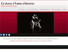 Tablet Screenshot of cieaufait.com